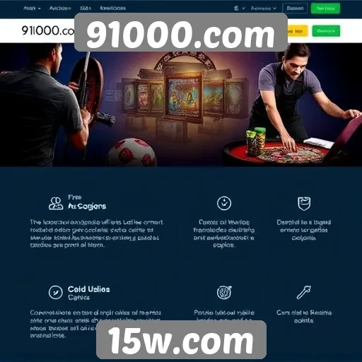 Características principais do site 91000.com